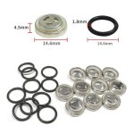 14. 6mm joint de frein ma�tre cylindre r�servoir en verre pour moto, 10 jeux, 18mm 12mm 14mm, pour honda, ...