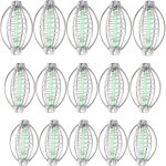 15 pieces fishing method feeder, stainless steel fishing method feeder, stainless steel fishing bait ...