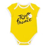 18 mois - body bb - tour de france - leader - jaune - manches courtes - mixte
