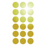 18 pastilles adhsives rflchissantes pour signalisation 3cm jaune rflchissant