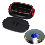 18l pliant pche seau d'eau bote de rangement camping lavage seau de pche avec couvercle
