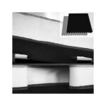 1fight1, lot de 5 tapis tatami original rversible 1mx1mx2, 5 cm, noir et gris, taille
