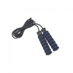 1fight1, corde a sauter en nylon alcala, bleu et noir, taille 280 cm