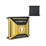 1fight1, coussin de frappe mural golden noir et or, taille 45 cm