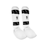 1fight1, protge tibias et pieds suwon, blanc, taille s