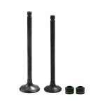 1pair (joint d'huile cadeau) kit de tige de soupape d'admission et d'�chappement de pi�ces de moteur ...