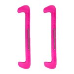 1paire protge - lames de patin a glace hockey sur glace garde protection de lames ajustable(rose)