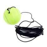 1pc balle de tennis sport tennis formation balles formateur exercice balle avec caoutchouc corde formateur ...