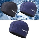 1pc elastique bonnet de natation tissu imperm�able prot�ger oreilles cheveux longs sports natation piscine ...