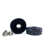 1pc enveloppe + bleu / noir barre prise poign�e ceinture v�lo v�lo v�lo li�ge guidon bande