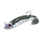 1pc lueur anguille leurre souple leurre souple leurres de 9cm / 15g bricolage tte de plomb gabarit poisson ...