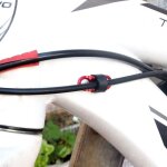 1pc v�lo v�lo cycle c - clips boucle tuyau ligne de frein engrenage c�ble bo�tier guide frein d�duction ...