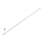 1x rayon velo 14g 2mm 254mm classique acier chrome sans ecrou droit vtc vtt ville route cycle roue moyeu ...