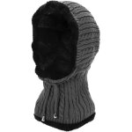 2 en 1 chapeau chaud en tricot polaire - gris chauffe - cou chauffe - oreilles chapeau de cycliste chapeau ...