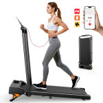2 en 1 tapis de marche tapis course ft52 avec app, inclin� 0 - 6%, 1 - 12 km / h, 2, 5 cv, 120 kg, avec ...