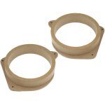 2 adaptateurs hp compatible avec seat cordoba ibiza 165mm av bois mdf impregnes vernis