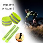 2 bandes de sécurité réfléchissantes, bracelet de poignet, cheville, fluorescent, vert, ceinture d'avertisseme ... 2 bandes de sécurité réfléchissantes, bracelet de poignet, cheville, fluorescent, vert, ceinture d'avertisseme ...