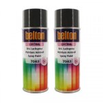 2 bombes de peinture belton spectral ral7043 gris signalisation 400ml