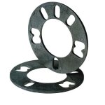 2 elargisseurs de voie 3mm univrersels - couleur gris