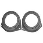 2 entretoises haut - parleur compatible avec opel corsa d d100 - 130 ar noir