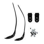 2 jeux de courroies a boucle pour chaussures de skate, bandes a roulettes en ligne (noires) 2 jeux de courroies a boucle pour chaussures de skate, bandes a roulettes en ligne (noires)