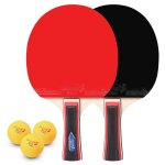 2 joueur ensemble table tennis 2 battes de ping - pong raquettes avec 3 balles de ping - pong pour les ...