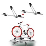2 menabo porte - v�lo de toit juza pour 2 v�lo 15kg en aluminium abe