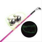2 pcs / lot mer lumineux feeder de p�che p�che cloche double canne poisson cloche alarme de p�che