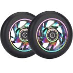 2 pcs roues de trottinette, roue trotinette freestyle 100mm, roues de rechange pour trottinette, roue ...