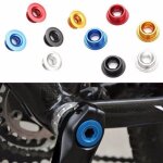 2 pièces anodisé route vélo manivelle bras boulon pédalier fixation boulon autoroute plaque dentaire ... 2 pièces anodisé route vélo manivelle bras boulon pédalier fixation boulon autoroute plaque dentaire ...