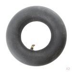 2 pi�ces 3. 00 - 4 noir en caoutchouc pneu int�rieur tige soupape pli�e pour 3. 00 - 4 tube