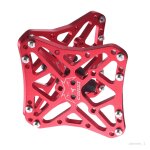 2 pices adaptateurs de - formes clip pdales clip de vlo pices de pdale de vlo en d'aluminium rouge ...