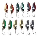 2 pices chaude wobbler appts spinner cuillres leurres de pche basses artificielles dur sequin mtal ...
