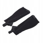 2 pieces demi - chaps en filet elastique noir