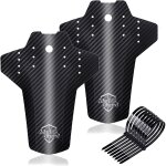 2 pièces ensemble de garde boue de vélo, garde - boue universels avant et arrière pour vtt, avec 8 attaches ... 2 pièces ensemble de garde boue de vélo, garde - boue universels avant et arrière pour vtt, avec 8 attaches ...
