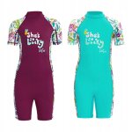 2 pices maillot de bain en noprne pour enfant. maillots de bain pour filles