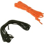 2 pi�ces paracord 550 parachute corde 7 noyau brin pour escalade camping boucle corde 25ft - orange & ...
