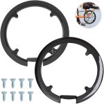 2 pi�ces v�lo cha�ne roue de la garde couvercle de roue a cha�ne le pignon arri�re de la cha�ne de v�lo ...