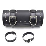 Model 2 sac a outils de moto en forme de baril pour guidon, sacoche de fourche avant pour harley chopper ...