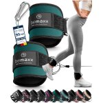 2 sangles de cheville pour musculation + guide e - bookpoids de chevilles taille unique, exercices tirage ...