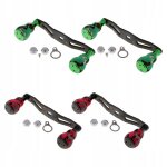 2 set siege de moulinet de peche en fibre de carbone bricolage pour