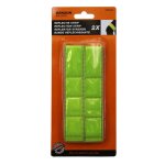 2 x brassard s�curit� jaune fluo r�tro r�fl�chissant moto v�lo running 36, 5 cm