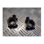 2 x support guidon noir diam 8 mm fixation retroviseur droit gauche moto scooter quad . . .