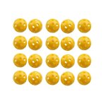 20 balles vides golf practice jaune hobbytech