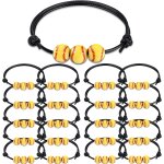 20 pcs bracelet de softball bracelet de baseball bracelet de charme de softball ajustable inspirational ...