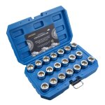20 pices spline roue antivol serrure ecrous de cosse cl prise compatible pour porsche roue vis dissolvant ...
