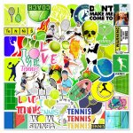 200 pcs autocollants de comptition sportive de tennis graffiti autocollants de sport pour enfants, autocollan ...