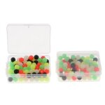 200 pi�ces de perles de p�che rondes en plastique, app�ts pour la carpe, ?ufs, 8mm yd8735