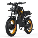 2025 v�lo electrique gt20pro 20 pouces , double moteur 3000 w, 48v 40ah, 50 km / h, shimano 7 vitesses, ...