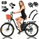 2026 ttgo yy - 26st v�lo electrique - pneu 26 ; - moteur 250w - batterie 36v 14. 5ah 25km / h - shimano ...